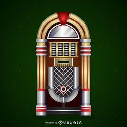 Vintage Jukebox-Symbol Vintage Jukebox-Symbol