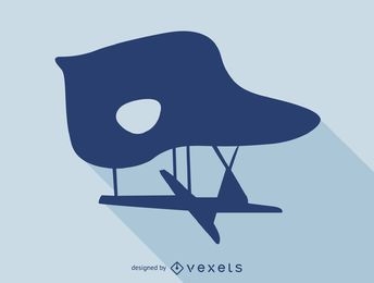 La Chaise Eames chair silhouette