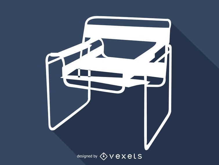 Marcel Breuer Wassily chair silhouette Marcel Breuer Wassily chair silhouette