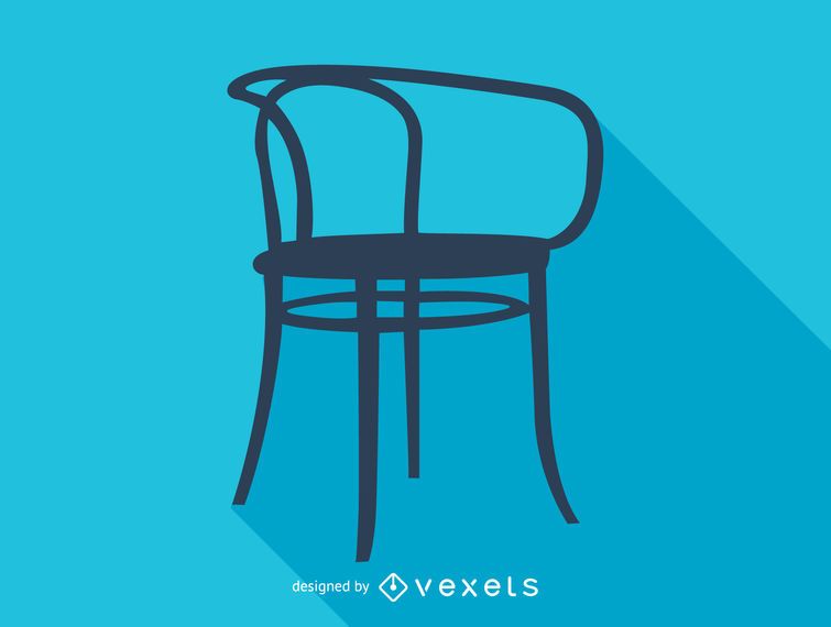 Otto Wagner Thonet chair silhouette Otto Wagner Thonet chair silhouette