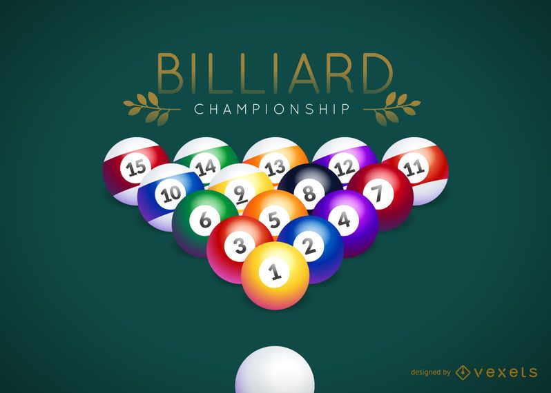 Logotipo do campeonato de bilhar Logotipo do campeonato de bilhar