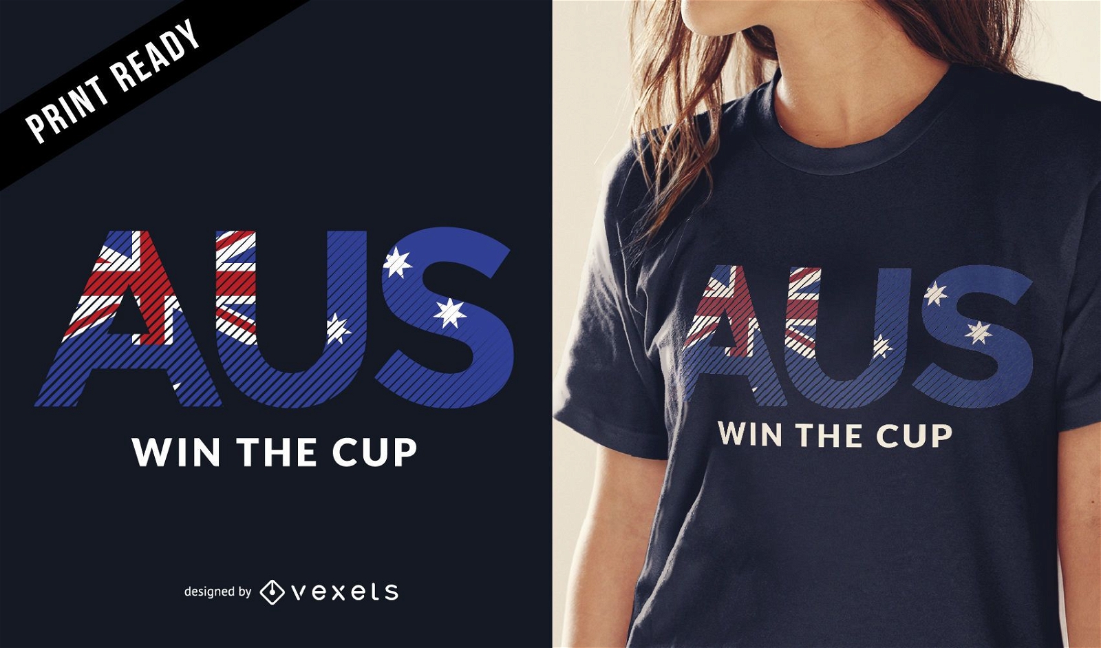 Australien-Weltcup-T-Shirt Design