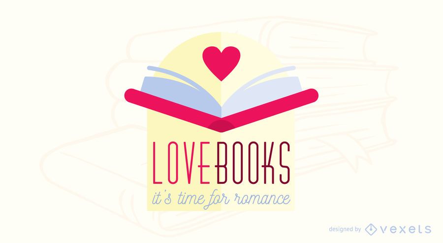 Romanze Buch Logo Design Romanze Buch Logo Design