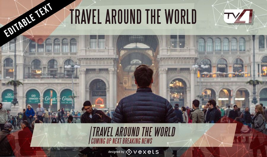 Travel show tv screen graphics Travel show tv screen graphics