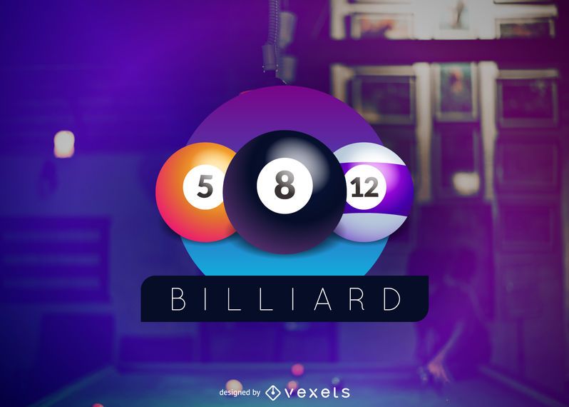 Billiard club logo design Billiard club logo design
