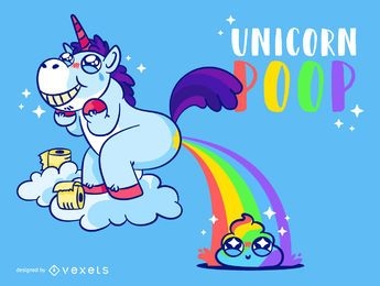 Rainbow Cute Unicorn Poop 