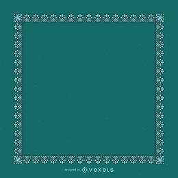 Eleganter blauer dekorativer Rahmen