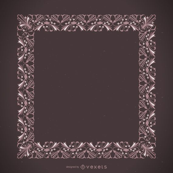 Beautiful pink ornamental frame Beautiful pink ornamental frame
