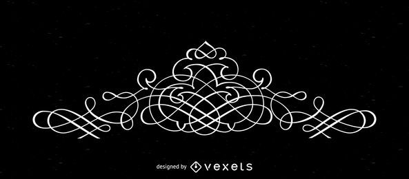 Elegantes oberes Rahmenelement Elegantes oberes Rahmenelement