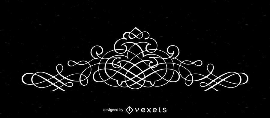 Elegantes oberes Rahmenelement Elegantes oberes Rahmenelement