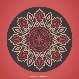 Detailed decorative circle ornament Detailed decorative circle ornament
