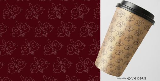 Elegantes detailliertes Ornamentmuster
