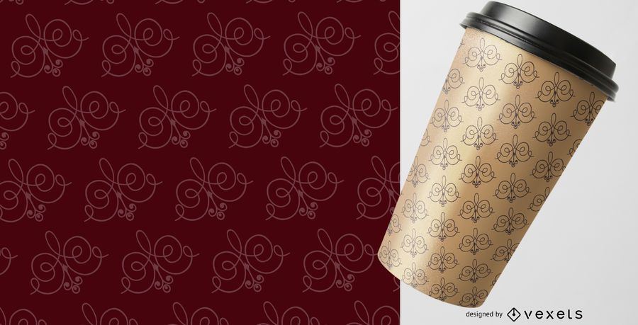 Elegantes ausführliches Verzierungsmuster Elegantes ausführliches Verzierungsmuster