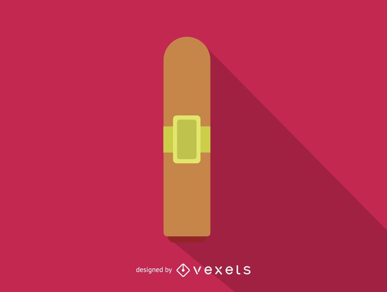 Smoking cigar simple icon Smoking cigar simple icon