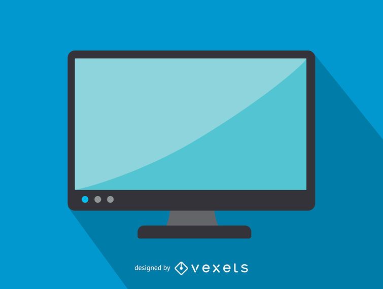 Television screen office icon Television screen office icon