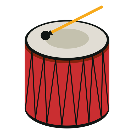 Icono de instrumento musical de tambor Davul Diseño PNG