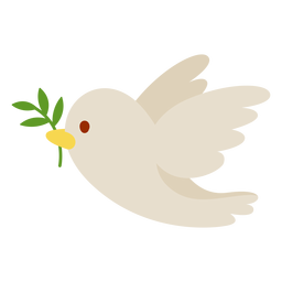 Taube mit Olivenzweig PNG-Design
