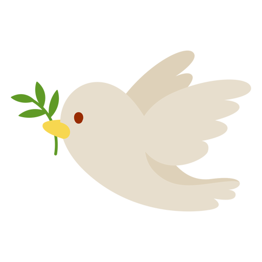 Dove with olive branch