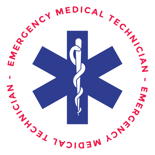 Emergency medical technician badge PNG Design