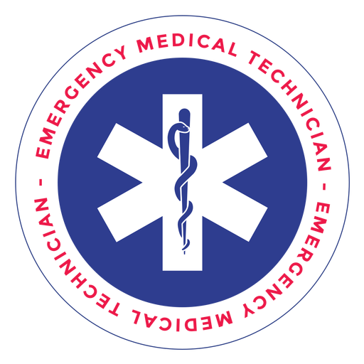 Emergency medical technician logo PNG Design