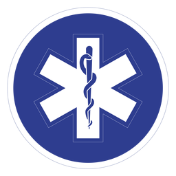 Emt paramédico distintivo Desenho PNG