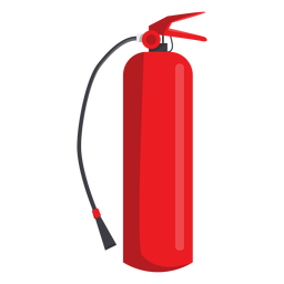 Ilustración de extintor de incendios Diseño PNG