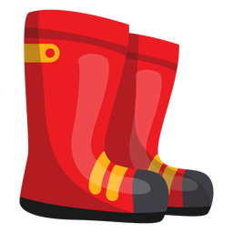 Ilustração de botas de bombeiro Desenho PNG