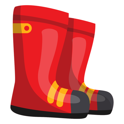 Firefighter boots illustration - Transparent PNG & SVG vector file