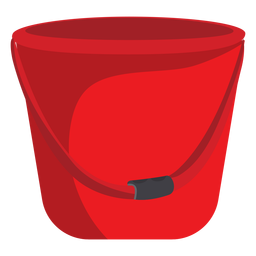 Firefighter bucket illustration PNG Design