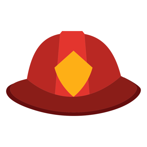 Icono de sombrero de bombero Diseño PNG
