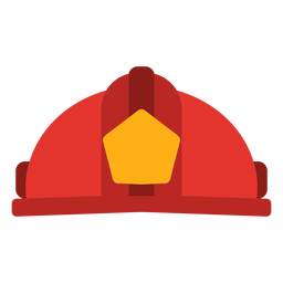 Firefighter hat vector Transparent PNG