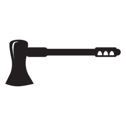 Feuerwehrmann Beil Symbol PNG-Design