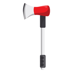 Firefighter hatchet illustration PNG Design