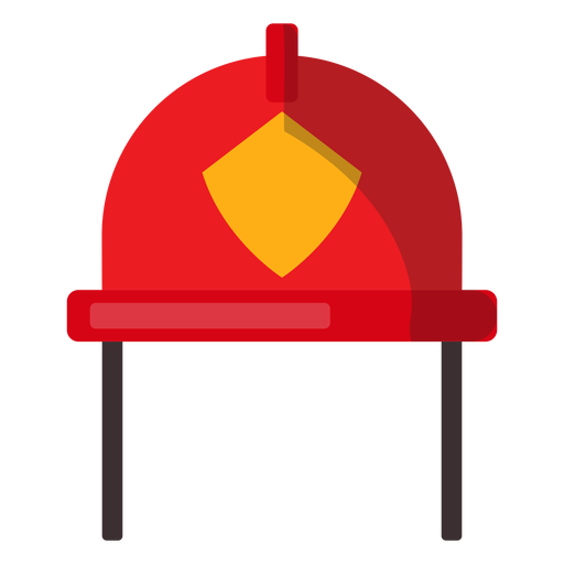 Feuerwehrmann Helm Illustration PNG-Design