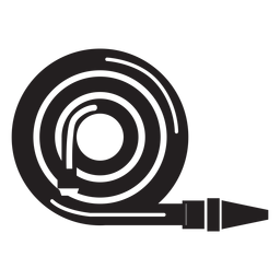Feuerwehrmann-Schlauch-Symbol PNG-Design