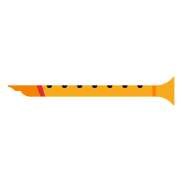 Ícone de instrumento musical de flauta
