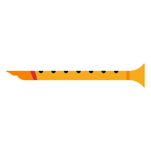 Flute musical instrument icon Transparent PNG & SVG vector file