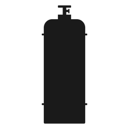 Gas bottle silhouette PNG Design