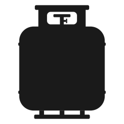 Silhueta do tanque de gasolina Desenho PNG