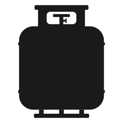 Gas tank silhouette PNG Design