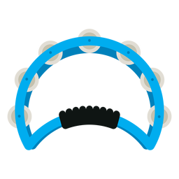 Ícone de instrumento de pandeiro portátil Desenho PNG
