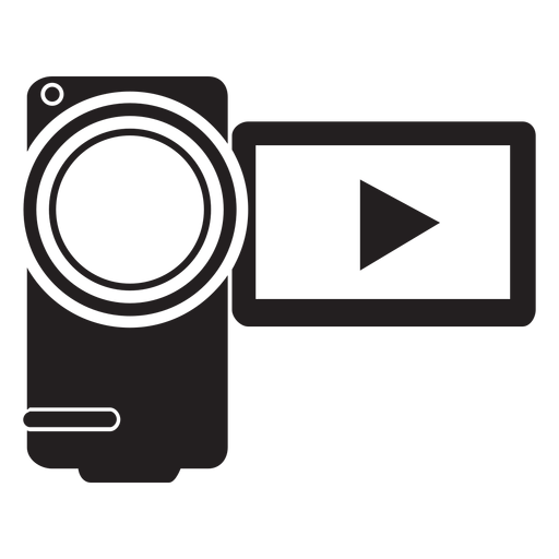 Handycam camcorder flat icon