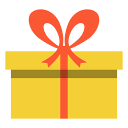 Caixa de presente amarela de Hanukkah Desenho PNG