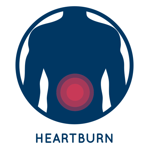 Heartburn icon PNG Design