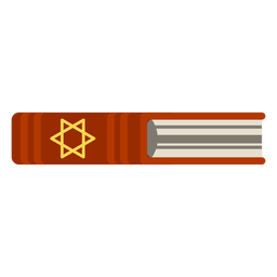Hebrew bible book icon PNG Design
