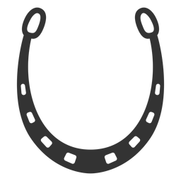 Silhueta do ícone de ferradura Desenho PNG