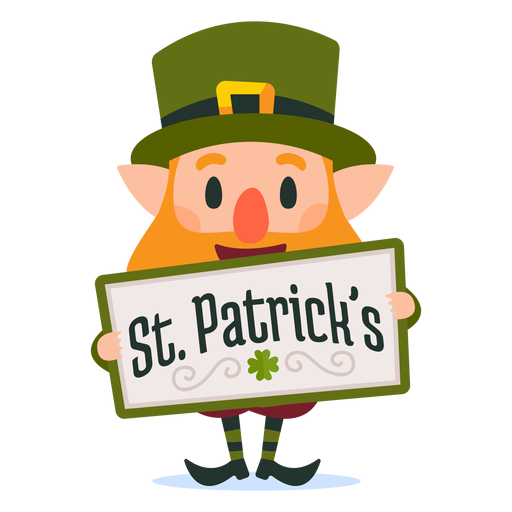 Kobold St. Patricks Cartoon PNG-Design