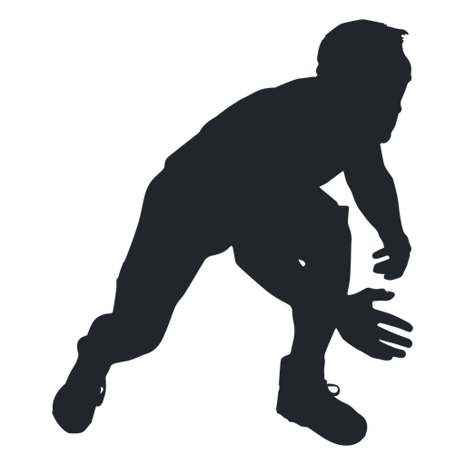 Man wrestler silhouette PNG Design