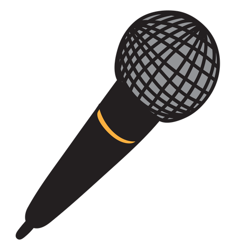 Microphone mic doodle PNG Design