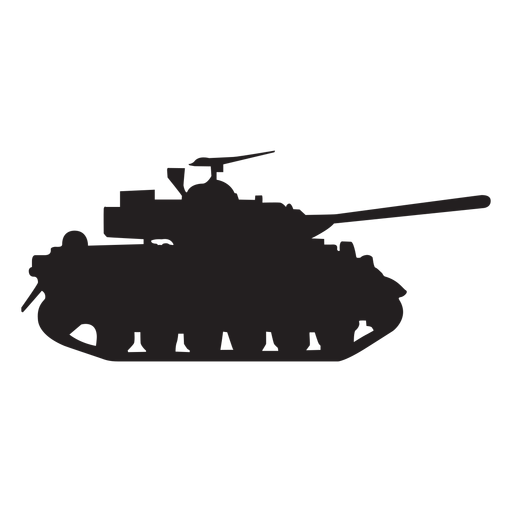 Milit?rpanzer Silhouette PNG-Design